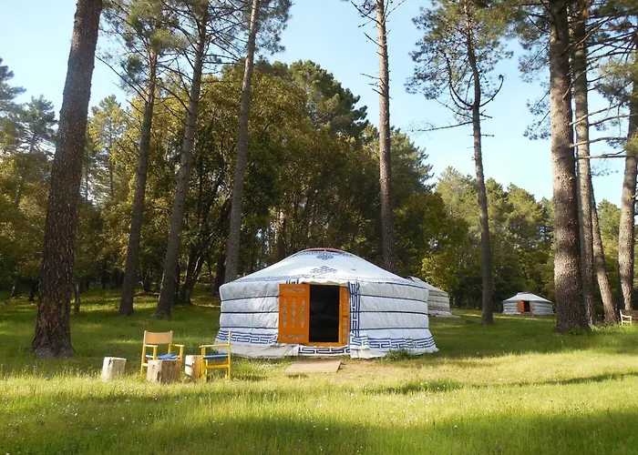 Luxury tent Yourtes Corse Le Pre Aux Biches Zonza