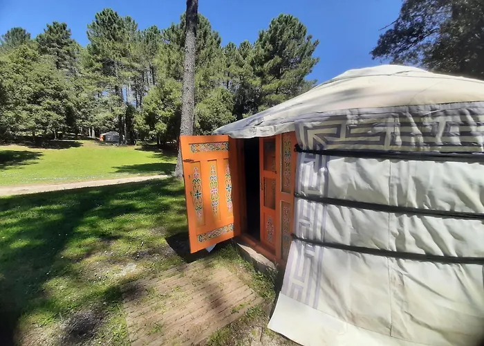 Yourtes Corse Le Pre Aux Biches Luxury tent Zonza